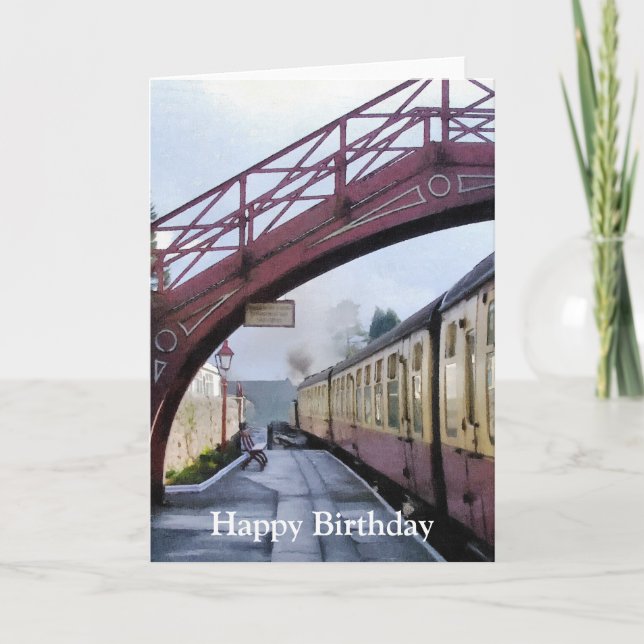 STEAM TRAINS CARD (Front)