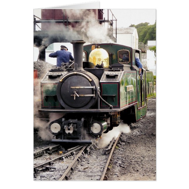 STEAM TRAINS card (Front)