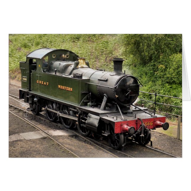 STEAM TRAINS CARD (Front Horizontal)