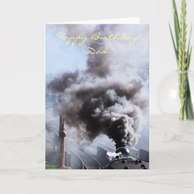 STEAM TRAINS CARD (Front)