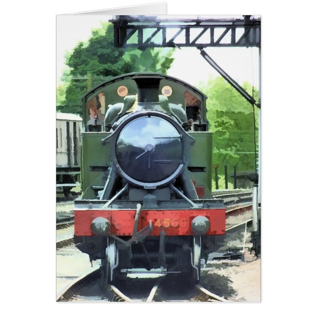STEAM TRAINS card (Front)