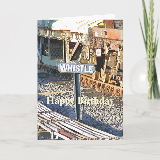 STEAM TRAINS CARD (Front)