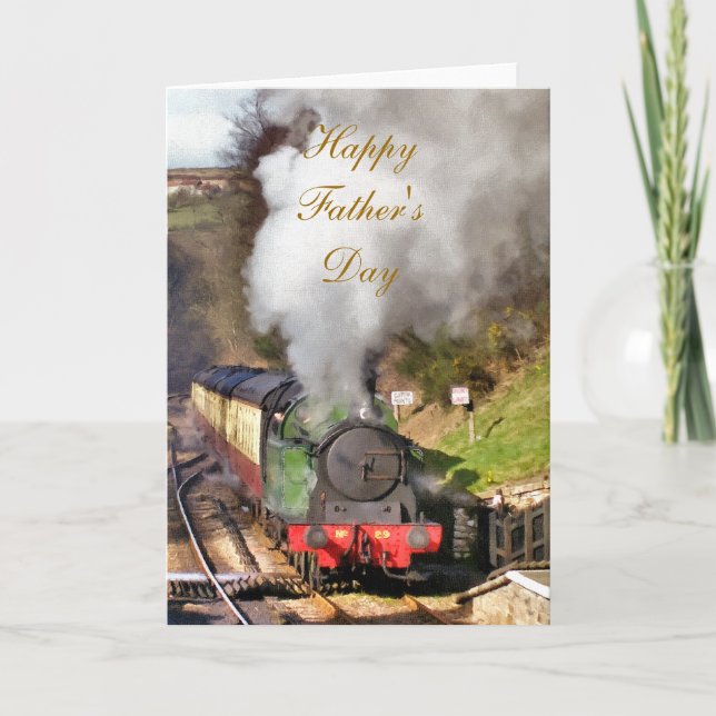 STEAM TRAINS CARD (Front)