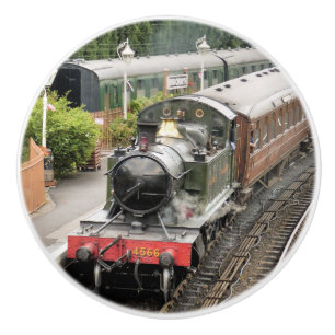 STEAM TRAINS CERAMIC KNOB