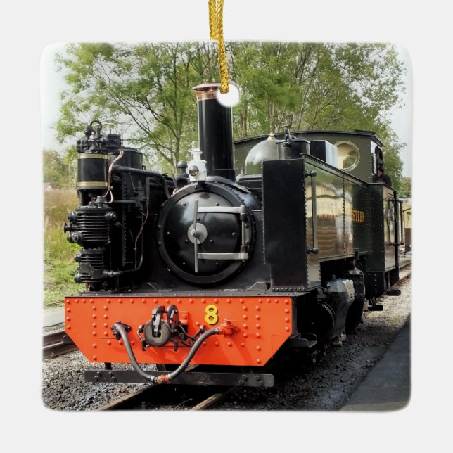 STEAM TRAINS CERAMIC ORNAMENT (Front)