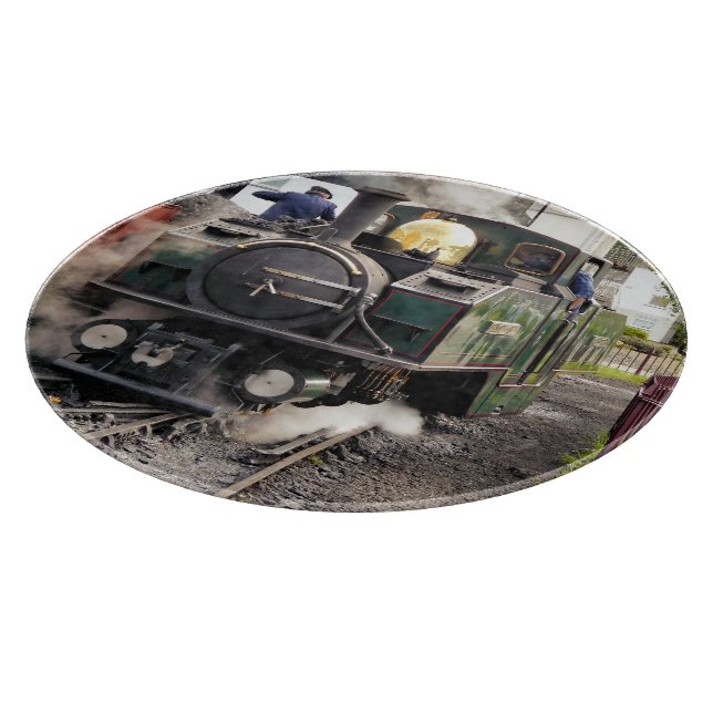 STEAM TRAINS CUTTING BOARD (Corner)