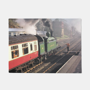 STEAM TRAINS DOORMAT