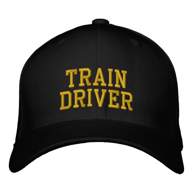 STEAM TRAINS EMBROIDERED HAT (Front)