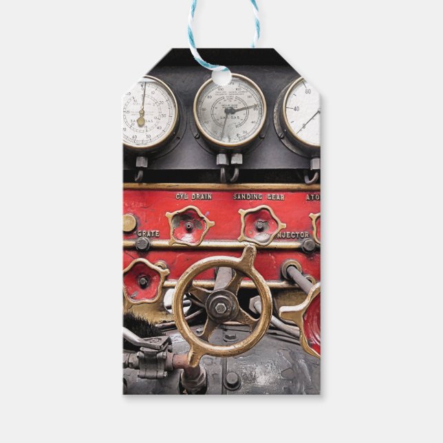 STEAM TRAINS GIFT TAGS (Front)
