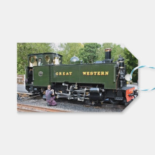 STEAM TRAINS GIFT TAGS