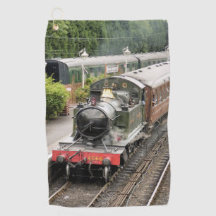 STEAM TRAINS GOLF TOWEL