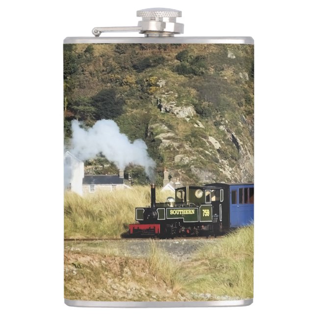 STEAM TRAINS HIP FLASK (Front)