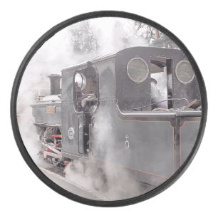 STEAM TRAINS HOCKEY PUCK