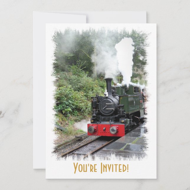 STEAM TRAINS INVITATION (Front)