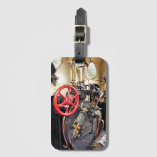 STEAM TRAINS LUGGAGE TAG