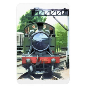 STEAM TRAINS MAGNET