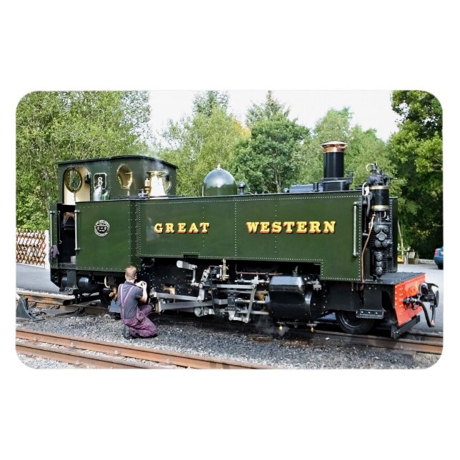 STEAM TRAINS MAGNET (Horizontal)