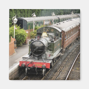 STEAM TRAINS MAGNET