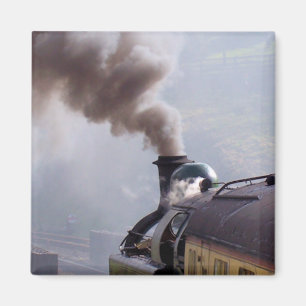 STEAM TRAINS MAGNET