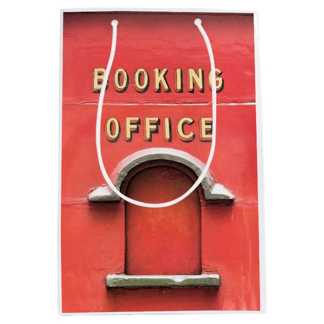 STEAM TRAINS MEDIUM GIFT BAG (Front)