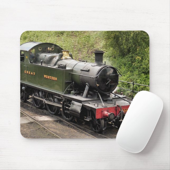 STEAM TRAINS MOUSE PAD (With Mouse)