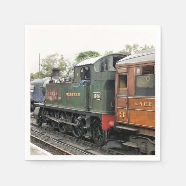 STEAM TRAINS NAPKIN (Front)