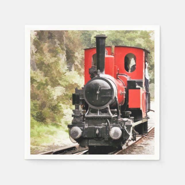 STEAM TRAINS NAPKIN (Front)