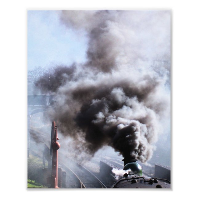 STEAM TRAINS PHOTO PRINT (Front)