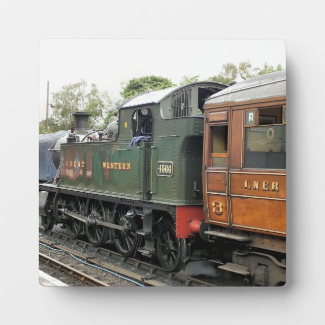 STEAM TRAINS PLAQUE (Front)