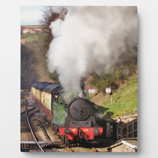 STEAM TRAINS PLAQUE (Front)