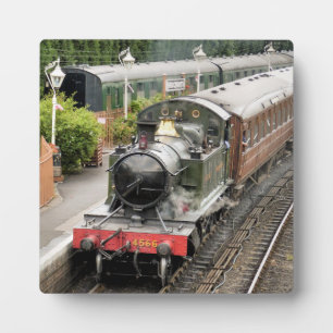 STEAM TRAINS PLAQUE