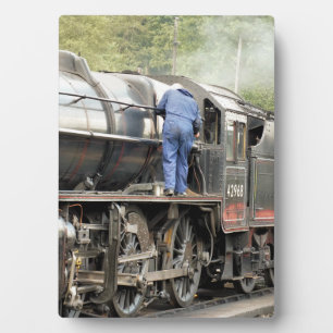 STEAM TRAINS PLAQUE