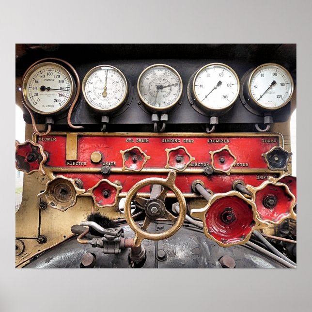 STEAM TRAINS POSTER (Front)