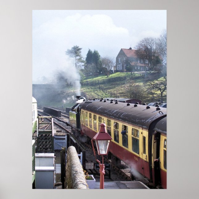 STEAM TRAINS POSTER (Front)