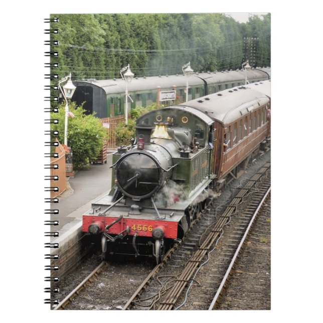STEAM TRAINS SPIRAL NOTEBOOK (Front)