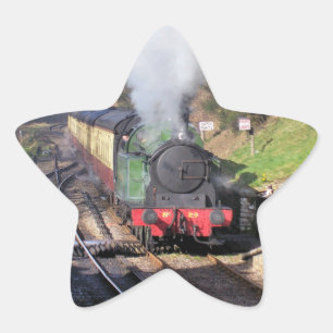 STEAM TRAINS STAR STICKER
