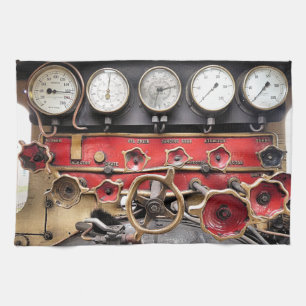 STEAM TRAINS TEA TOWEL