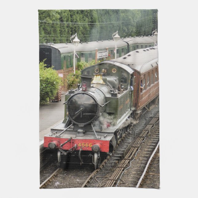 STEAM TRAINS TEA TOWEL (Vertical)
