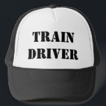 STEAM TRAINS TRUCKER HAT<br><div class="desc">Especially for the train driver of the steam train. To customise click customise it.</div>