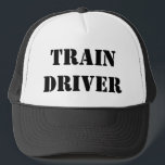 STEAM TRAINS TRUCKER HAT<br><div class="desc">Especially for the train driver of the steam train. To customise click customise it.</div>