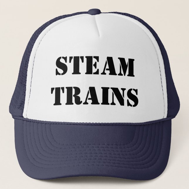 STEAM TRAINS TRUCKER HAT (Front)