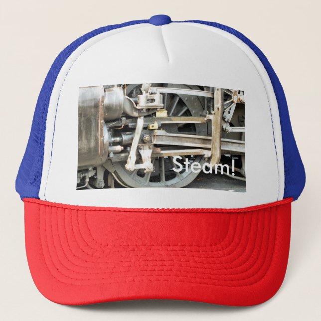 STEAM TRAINS TRUCKER HAT (Front)