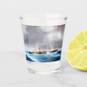 Steam Yacht Margarita 1900's Shot Glass