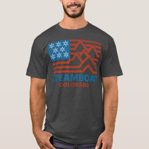 Steamboat Colorado Ski Snowboard Snow Mountain T-Shirt