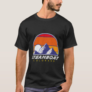 Steamboat Colorado Usa Ski Resort 1980S Retro T-Shirt