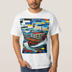 Steamboat in storm 1 T-Shirt