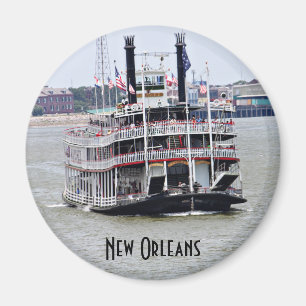 Steamboat on the Mississippi River Magnet