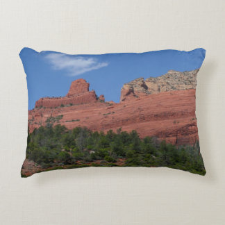 Steamboat Rock in Sedona Arizona Photography Decorative Cushion