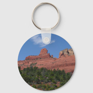 Steamboat Rock in Sedona Arizona Photography Key Ring