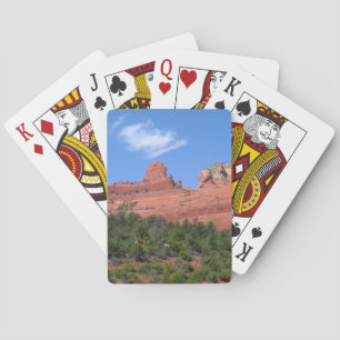 Steamboat Rock in Sedona Arizona Photography Playing Cards
